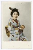 Ретро мода - Девушка с шёлковым шаром, 1905