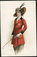 Ретро мода - Костюмы для скачек, 1917