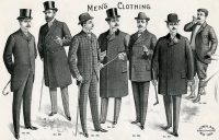 Ретро мода - Мужская мода конца 19 - начала 20 веков.