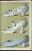 Ретро мода - Туфли из серебряной парчи и шёлка