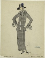 Ретро мода - Костюм 1920-1929. Серый женский костюм
