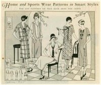 Ретро мода - Костюм 1920-1929. Домашние и спортивные платья