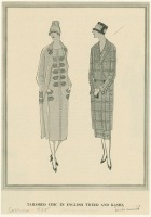 Ретро мода - Костюм 1920-1929. Элегантные пальто