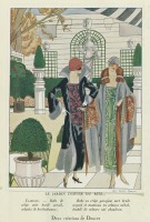 Ретро мода - В зимнем саду отеля Ритц. Вечерние платья, 1924