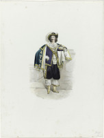 Ретро мода - Мужчина в костюме французского дворянина