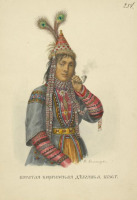 Ретро мода - Ретро мода.  Богатая киргизская девушка.