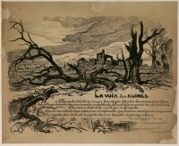 Плакаты - Голос руин Франции, 1918