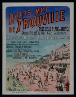 Плакаты - Морские купания в Трувиле, 1887