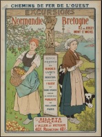 Плакаты - Экскурсии в Нормандию и Бретань, 1897