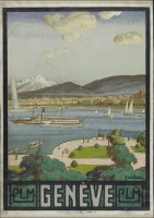 Плакаты - Железные дороги. Женева и озеро Леман, 1926