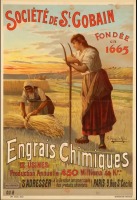 Плакаты - Химические удобрения компании Сен Гобен, 1890-1899