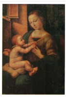 Ретро открытки - Мадонна с младенцем