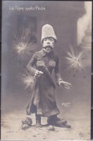 Ретро открытки - Франция 1910 год, Карикатура на Николая II: 
