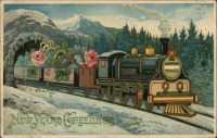 Ретро открытки - Старинные новогодние открытки.