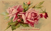 Ретро открытки - Открытка с цветочным ароматом