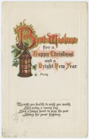 Ретро открытки - Наилучшие пожелания для счастливого Рождества и Нового Года