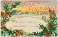Ретро открытки - Сердечные поздравления с Рождеством