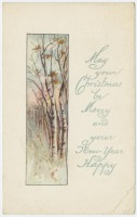 Ретро открытки - Пусть твоё Рождество будет счастливым, а Новый Год радостным