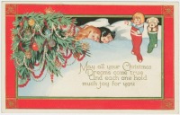 Ретро открытки - Пусть ваши Рождественские мечты сбываются...