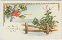 Ретро открытки - Счастливого Рождества вам