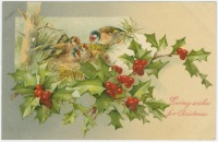 Ретро открытки - Рождественские пожелания с любовью