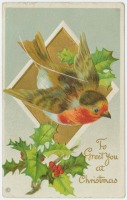 Ретро открытки - Приветствую вас в Рождество