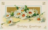 Ретро открытки - Поздравления с Днём рождения