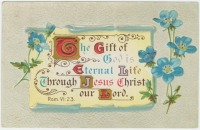Ретро открытки - Дар Божий - жизнь вечная