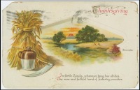 Ретро открытки - День благодарения, 1913