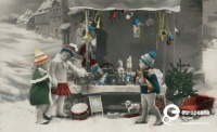 Ретро открытки - Рождественский базар