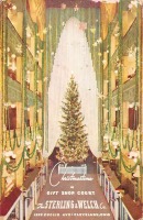 Ретро открытки - Рождественский привет из Кливленда, Огайо