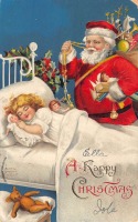 Ретро открытки - Санта Клаус. Счастливого Рождества