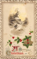 Ретро открытки - Рождественские колокольчики