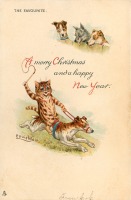 Ретро открытки - Счастливого Рождества и Нового Года. Фаворит