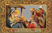 Ретро открытки - Библейские сюжеты. Принесение даров
