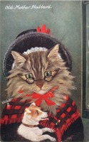 Ретро открытки - Изучение кошек. Бабушка Хаббард