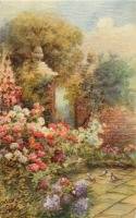 Ретро открытки - Голландский Сад Кенсингтонского Дворца