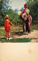 Ретро открытки - По улицам слона водили...