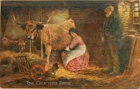 Ретро открытки - Гордость фермера