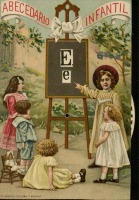 Ретро открытки - Детский алфавит