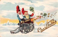 Ретро открытки - Рождественские поздравления от эльфов и гномов