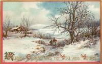 Ретро открытки - Счастливого Рождества вам и вашим близким
