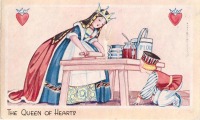 Ретро открытки - - Королева сердец пекла пироги