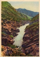 Ретро открытки - Река Вахш