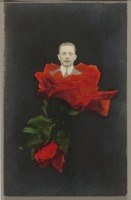Ретро открытки - Красная роза