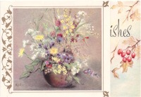 Ретро открытки - Букет луговых цветов