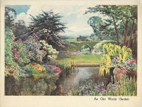 Ретро открытки - В старом саду