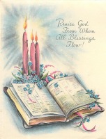 Ретро открытки - - Пусть Мир божий правит в ваших сердцах!