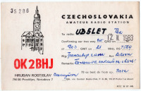 Ретро открытки - QSL-карточка Чехословакия - Czechoslovakia (односторонние)