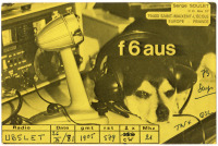 Ретро открытки - QSL-карточка Франция - France (односторонние)